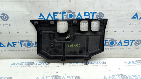 Toyota Venza 21-24 black, scratched lower front panel trim for passenger footwell