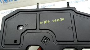 Toyota Venza 21-24 black, scratched lower front panel trim for passenger footwell