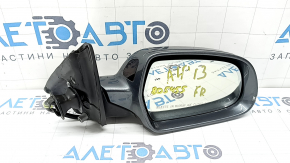 Right side mirror assembly for Audi A4 B8 08-16, 12+2 pins, memory, turn signal, auto-dimming, BSM, graphite