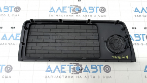 Rear shelf panel with speaker left Audi A4 B8 08-16 black, Bang & Olufsen, crack
