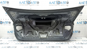 Audi A4 B8 13-16 Restyling Sedan Trunk Lid Without Spoiler, Graphite LX7R, Dents, Bumps