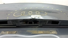 Audi A4 B8 13-16 Restyling Sedan Trunk Lid Without Spoiler, Graphite LX7R, Dents, Bumps