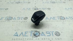 Toyota Venza 21-24 black leather gear knob with scratches