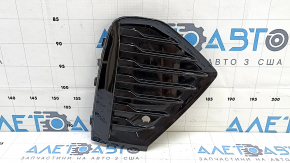 Right front bumper grille Volvo XC60 22-25 B5, B6, gloss black for parking sensors, R-Design, sand