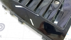 Right front bumper grille Volvo XC60 22-25 B5, B6, gloss black for parking sensors, R-Design, sand