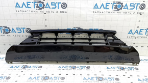 Volvo XC60 22-25 front bumper lower grille for parking sensors, gloss black, R-Design, pressed, scratches, cracked