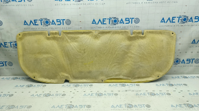 The hood insulation of a Toyota Venza 21-24 is torn, the coating is peeling off on the back side.