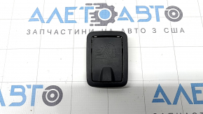 Black child seat mounting cap for the rear shelf of the Audi A4 B8 08-16
