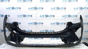 Front bumper, bare, Volvo XC60 22-25, blue, with park assist and headlight washers, R-Design, pressed