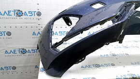 Front bumper, bare, Volvo XC60 22-25, blue, with park assist and headlight washers, R-Design, pressed