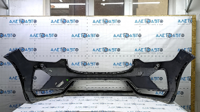 Front bumper, bare, Volvo XC60 22-25, blue, with park assist and headlight washers, R-Design, pressed