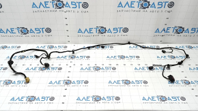Audi A4 B8 13-16 rear bumper wiring, for parking sensors and BSM, broken BSM connector