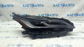 Right front headlight, bare, Toyota Venza 21-24 XLE Limited, lens, without mount, sand