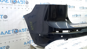Volvo XC60 22-25 blue bare rear bumper with parking sensors and park assist, scratches