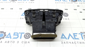 Audi A4 B8 13-16 center console air vent, black with chrome, scratches