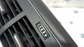 Audi A4 B8 13-16 center console air vent, black with chrome, scratches