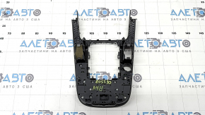 Audi A4 B8 13-16 shifter pad with start/stop and media control, scratches, bulging chrome, crack
