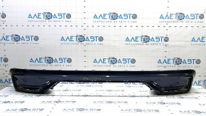 Volvo XC60 22-25 blue rear bumper lip, R-Design, scratches