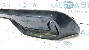 Volvo XC60 22-25 blue rear bumper lip, R-Design, scratches
