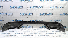 Volvo XC60 22-25 blue rear bumper lip, R-Design, scratches