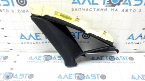Right rear window trim panel for Audi A4 B8 13-16 restyling sedan, black, needs cleaning, scratch