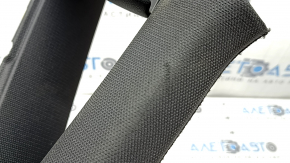 Right rear window trim panel for Audi A4 B8 13-16 restyling sedan, black, needs cleaning, scratch
