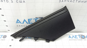 Left rear pillar trim for Audi A4 B8 13-16 restyling sedan, black, under the curtain