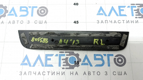 External rear left door sill trim for Audi A4 B8 08-16 sedan, chrome S line, scratches