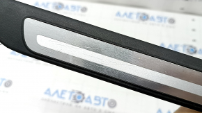 External door sill trim, front left, Audi A4 B8 08-16 sedan, chrome S line, scratches