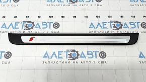 Audi A4 B8 08-16 sedan chrome door sill trim, front right, S line, broken guide
