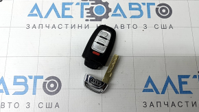 Audi A4 B8 08-16 smart key, 4 buttons, taps, worn