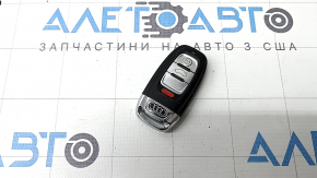Audi A4 B8 08-16 smart key, 4 buttons, taps, worn