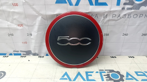 Center cap R15 Fiat 500 12-19 black with red 133mm