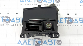 Center console pocket with cigarette lighter for Audi A4 B8 13-16, scratches, needs cleaning
