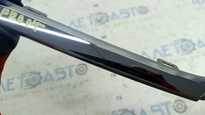 Upper center front bumper molding for Toyota Venza 21-24, chrome, sand