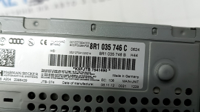Audi A4 B8 08-16 radio tape recorder under the rear curtain, scratches
