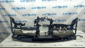 Toyota Venza 21-24 black dashboard with airbag, ready for cleaning
