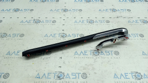 Right upper dashboard trim for Toyota Venza 2021-2024 with chrome, black