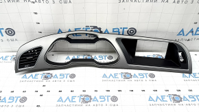 Front panel trim, speedometer frame for Audi A4 B8 08-15 monitor, gray, with air duct deflector, broken fasteners
