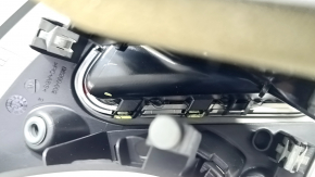Front panel trim, speedometer frame for Audi A4 B8 08-15 monitor, gray, with air duct deflector, broken fasteners
