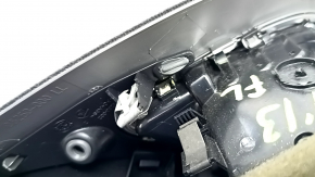 Front panel trim, speedometer frame for Audi A4 B8 08-15 monitor, gray, with air duct deflector, broken fasteners