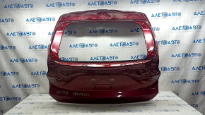 The trunk door is bare, Toyota Venza 21-24, red 3T3, deformed.