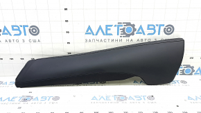 2nd row left side bolster for Volvo XC60 18-25, black Nappa leather
