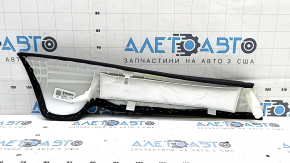 2nd row left side bolster for Volvo XC60 18-25, black Nappa leather