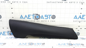 Right side bolster for the 2nd row of seats in Volvo XC60 18-25 black Nappa leather