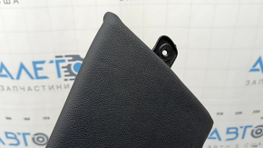 Left rear seat side panel for Audi A4 B8 13-16, black Nappa leather, dented