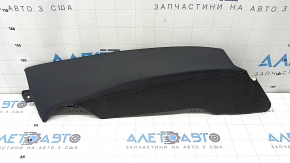 Right rear seat side panel for Audi A4 B8 13-16, black Nappa leather, dented
