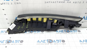Right rear seat side panel for Audi A4 B8 13-16, black Nappa leather, dented