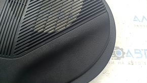 Door trim panel rear left Toyota Venza 21-22 LE, XLE black, leather, dark gray trim, with handle, scratches, dry-cleanable