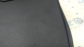 Door trim panel, front right, Toyota Venza 2011-2012 XLE, Limited, black, leather, dark gray trim, with handle, scratches